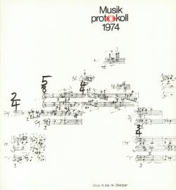 musikprotokoll 1974 program book cover
