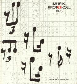 musikprotokoll 1975 program book cover