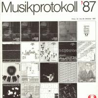 musikprotokoll 1987 program book cover