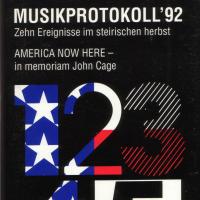 musikprotokoll 1992 program book cover
