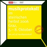 musikprotokoll 2006 Programmbuchcover