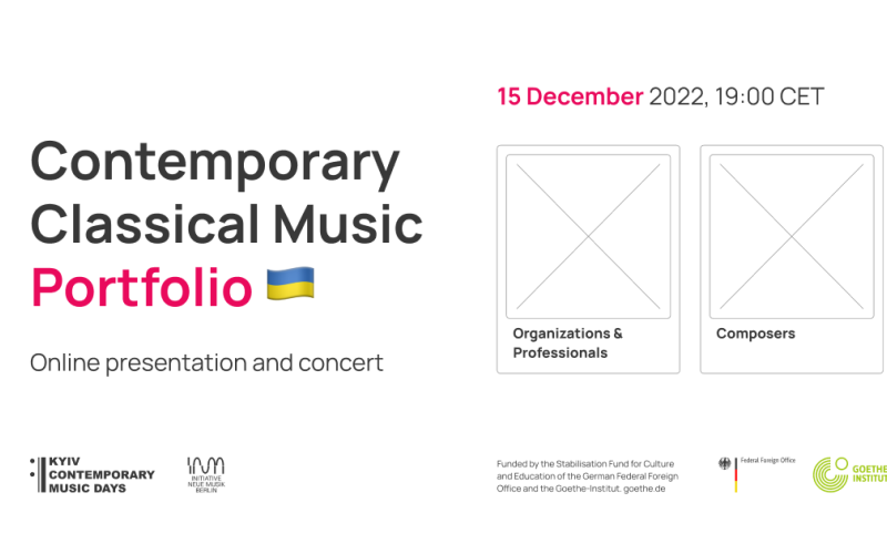 Contemporary Classical Music Portfolio Contemporary Classical Music Portfolio
