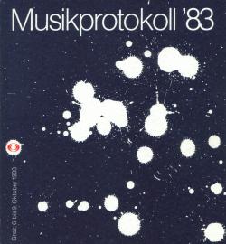 musikprotokoll 1983 Programmbuchcover
