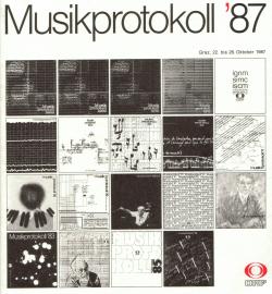 musikprotokoll 1987 Programmbuchcover