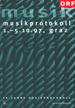 musikprotokoll 1997 program book cover