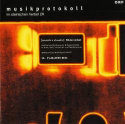 musikprotokoll 2000 program book cover