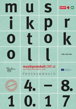 musikprotokoll 2017 program book cover