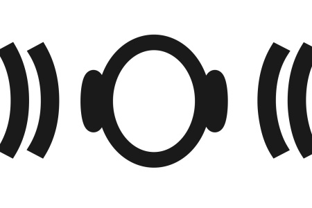 Kopf mit Schallwellen Logo