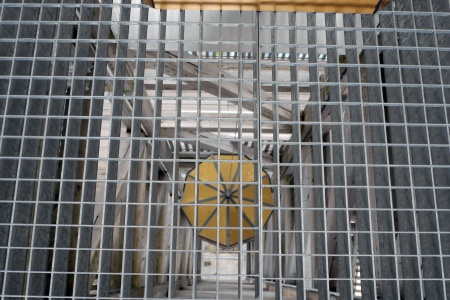 Ein Blick von oben nach unten.