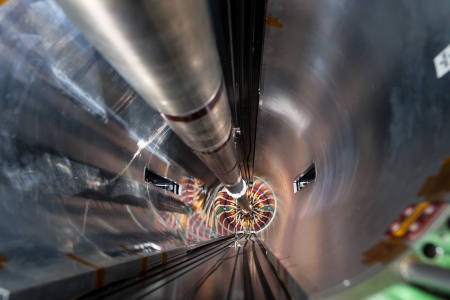 Beam Pipe near the central part of CMS Detetector