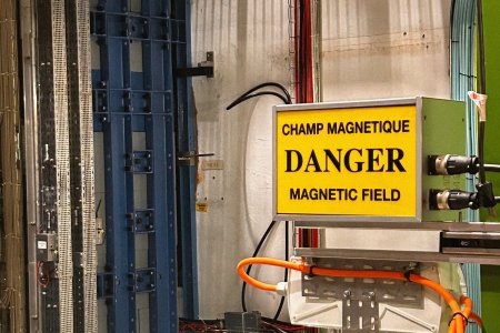 CERN danger sign