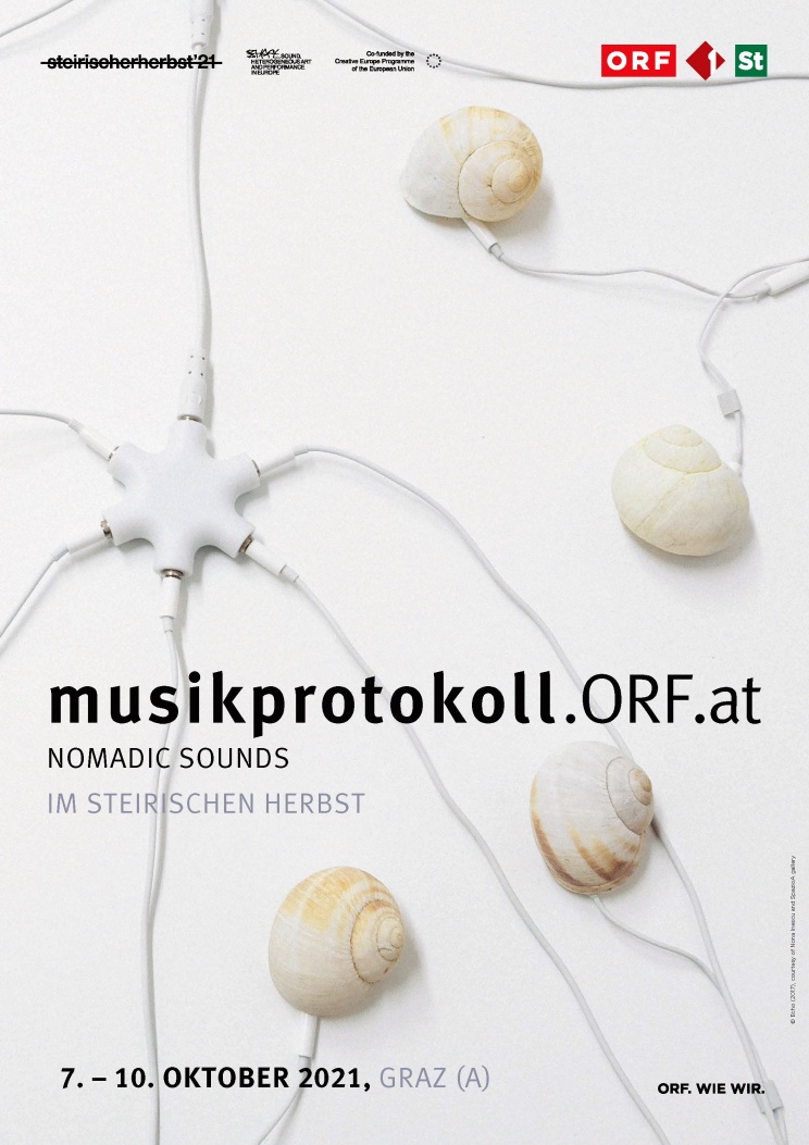 © Echo (2017), courtesy of Nona Inescu and SpazioA gallery. musikprotokoll 2021 - Plakat